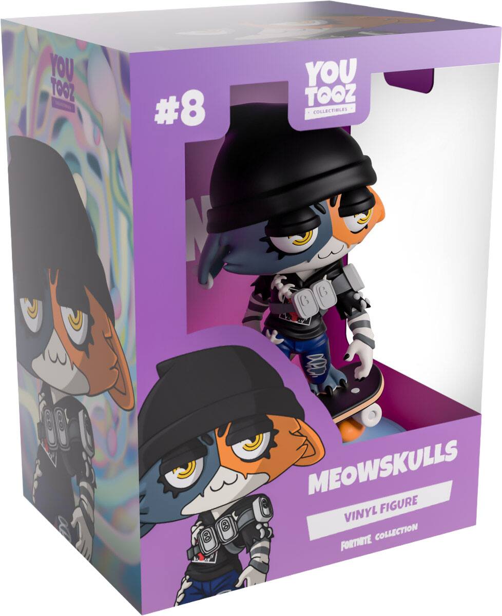 YOU TOOZ  
#8  
YOU TOOZ COLLECTIBLES  
MEOWSKULLS VINYL FIGURE  
FORTNITE COLLECTION