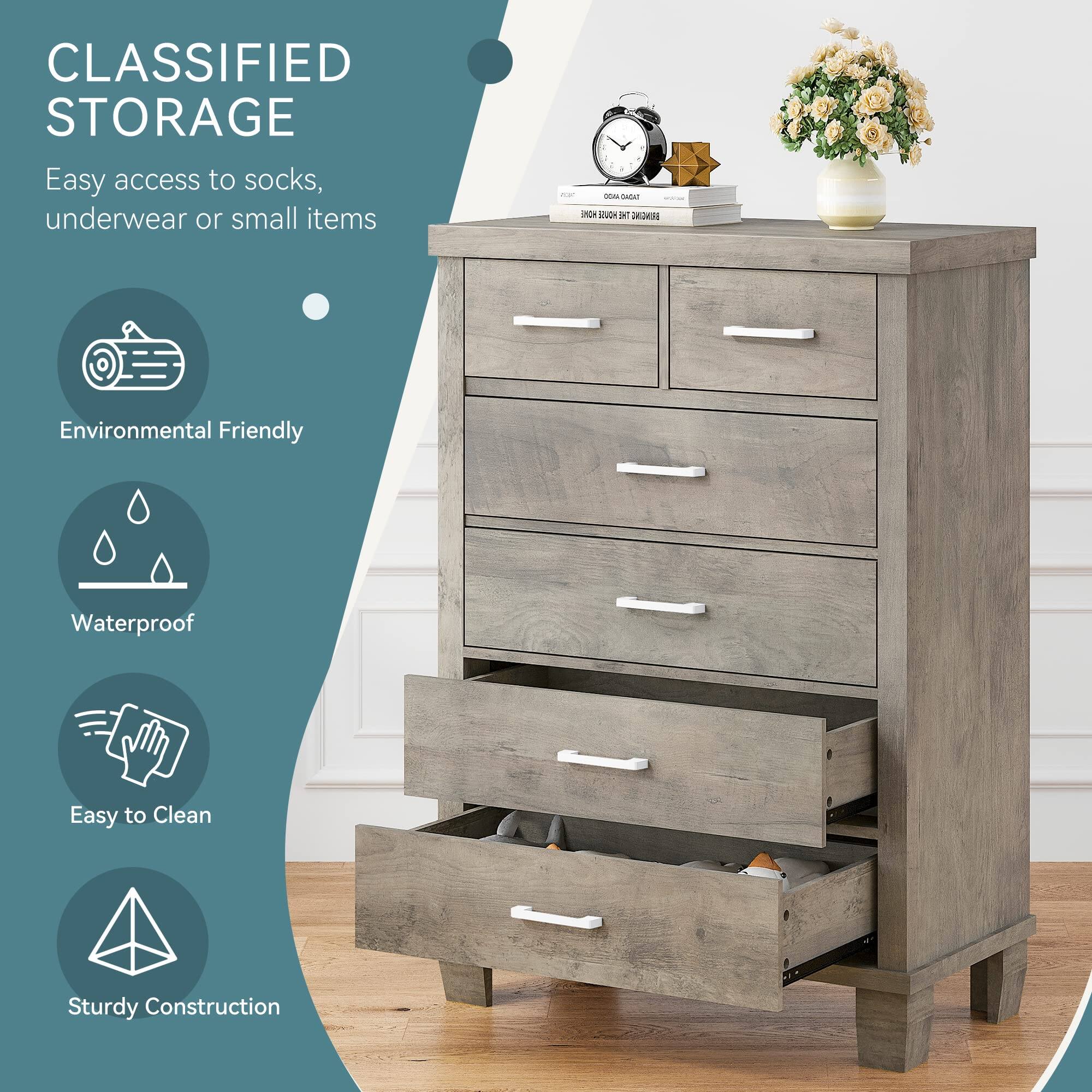 CLASSIFIED STORAGE  
Easy access to socks, underwear or small items  

- Environmental Friendly  
- Waterproof  
- Easy to Clean  
- Sturdy Construction