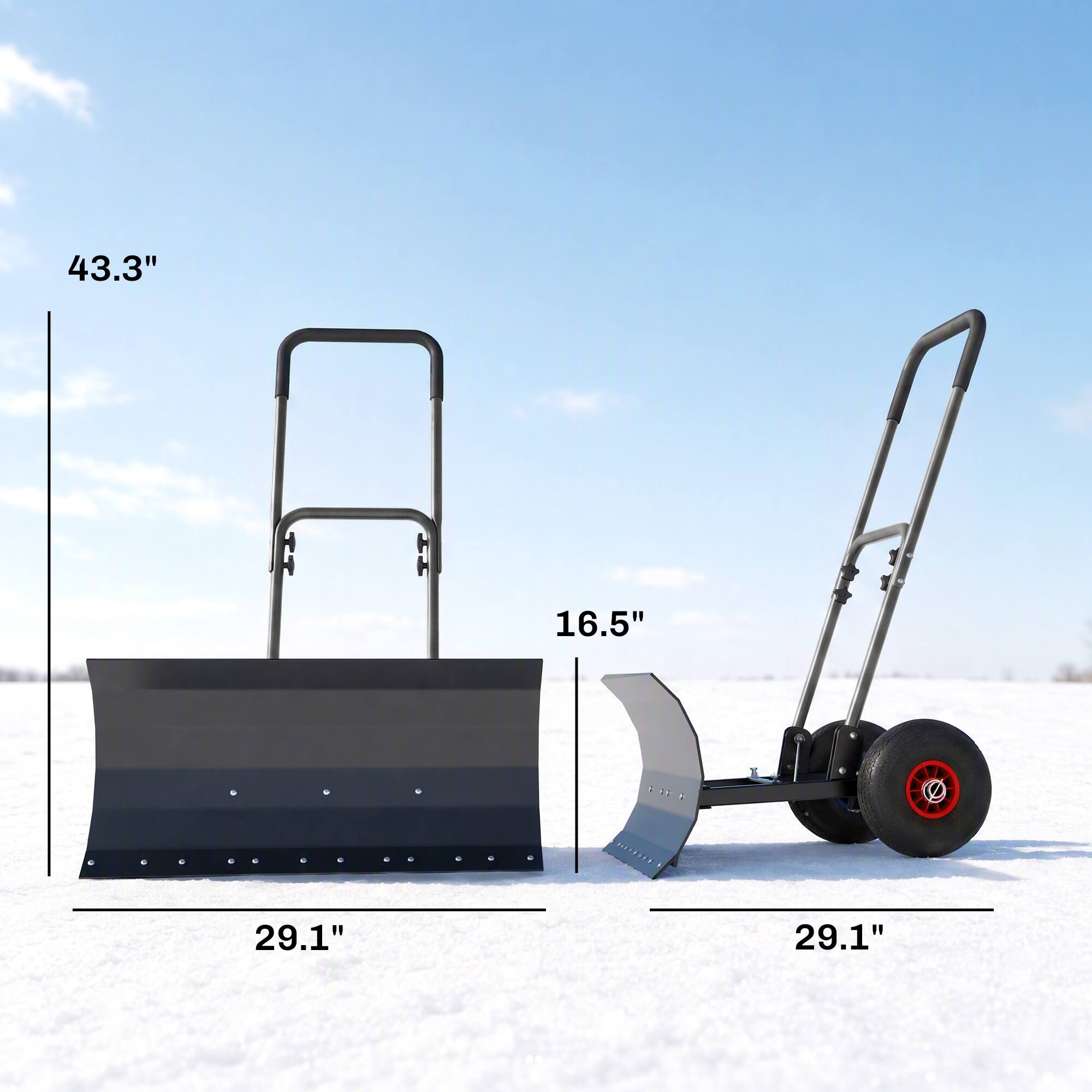 43.3"  
16.5"  
29.1"  
29.1"