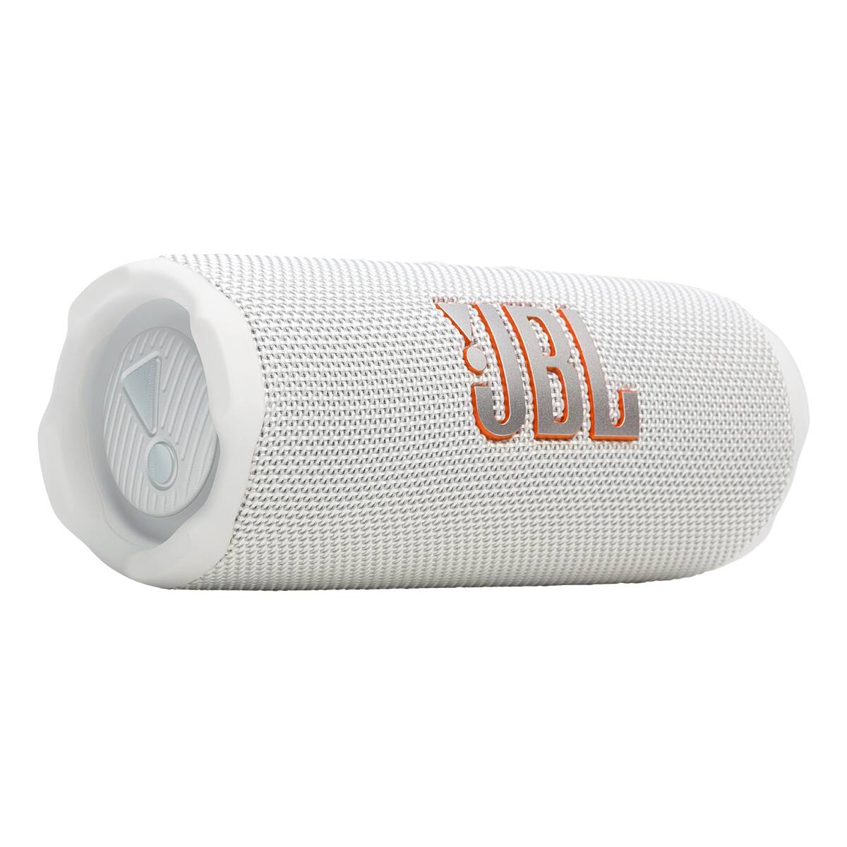 Alt View 9. JBL - JBL Flip 7 Waterproof Portable Speaker Bundle with gSport Silicone Sleeve - White.
