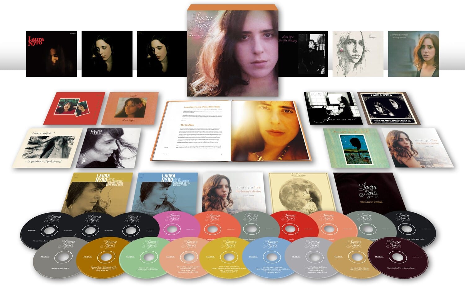 Laura Nyro - Hear My Song: The Collection 1966-1995 - 19CD Deluxe Box Set  - COMPACT DISCS