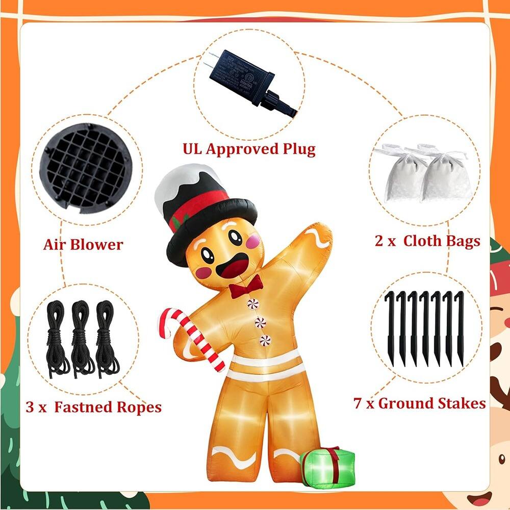 UL Approved Plug  
Air Blower  
2 x Cloth Bags  
3 x Fastened Ropes  
7 x Ground Stakes