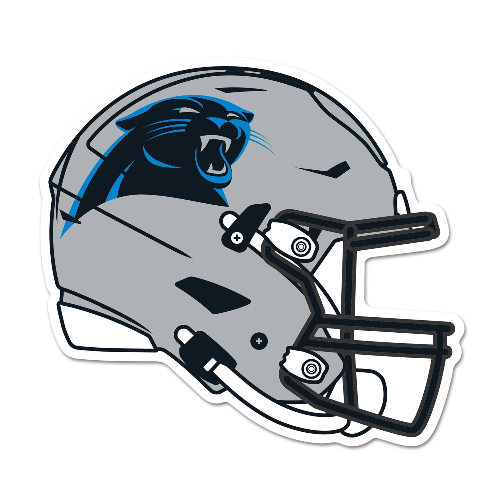 WinCraft - Carolina Panthers 14" Helmet Wood Sign - Multicolor