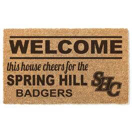 Jardine - Spring Hill Badgers 18" x 30" Welcome Doormat - Brown