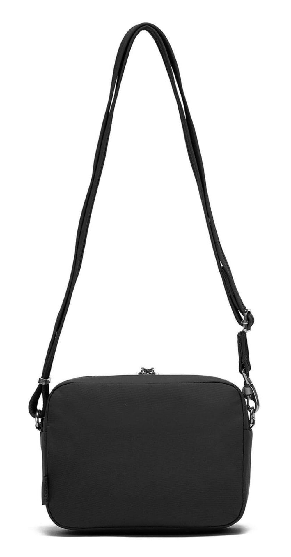 Angle. Pacsafe - CX Square Crossbody (Econyl Black) - Econyl Black.