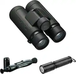 Nikon - PROSTAFF P3 8x42 Binoculars With Lens Pen, & Flashlight Kit - Black