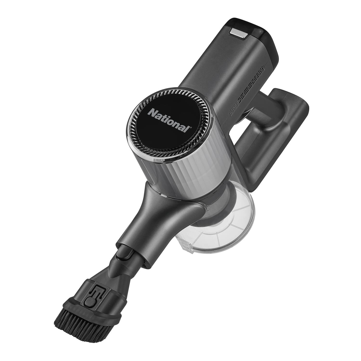 Alt View 8. National - Cordless Lightweight 2-in-1 Upright/Handheld Vacuum Cleaner NA-870V, 22-kPa Suction, HEPA Filter - Gray.