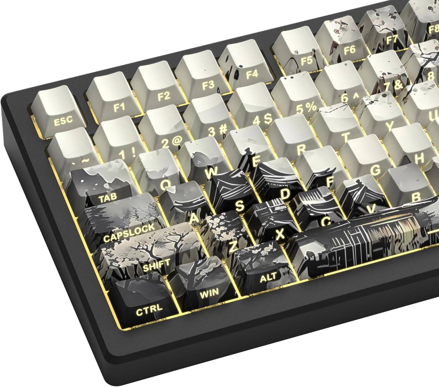 2 ESC 3 F6 F5 F4 F3 F2 6 F1 5% 4 $ 3# 3 # 2 @ T 1 ! R E W Q F TAB D S A C CAPSLOCK x Z SHIFT Y R ALT WIN CTRL F8 F7 8 7 & U P Y H G V