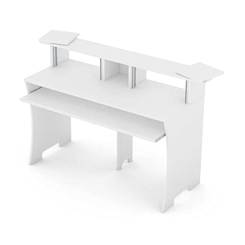 Alt View 4. Glorious - GLORIOUS Workbench Work Console (White) - White.