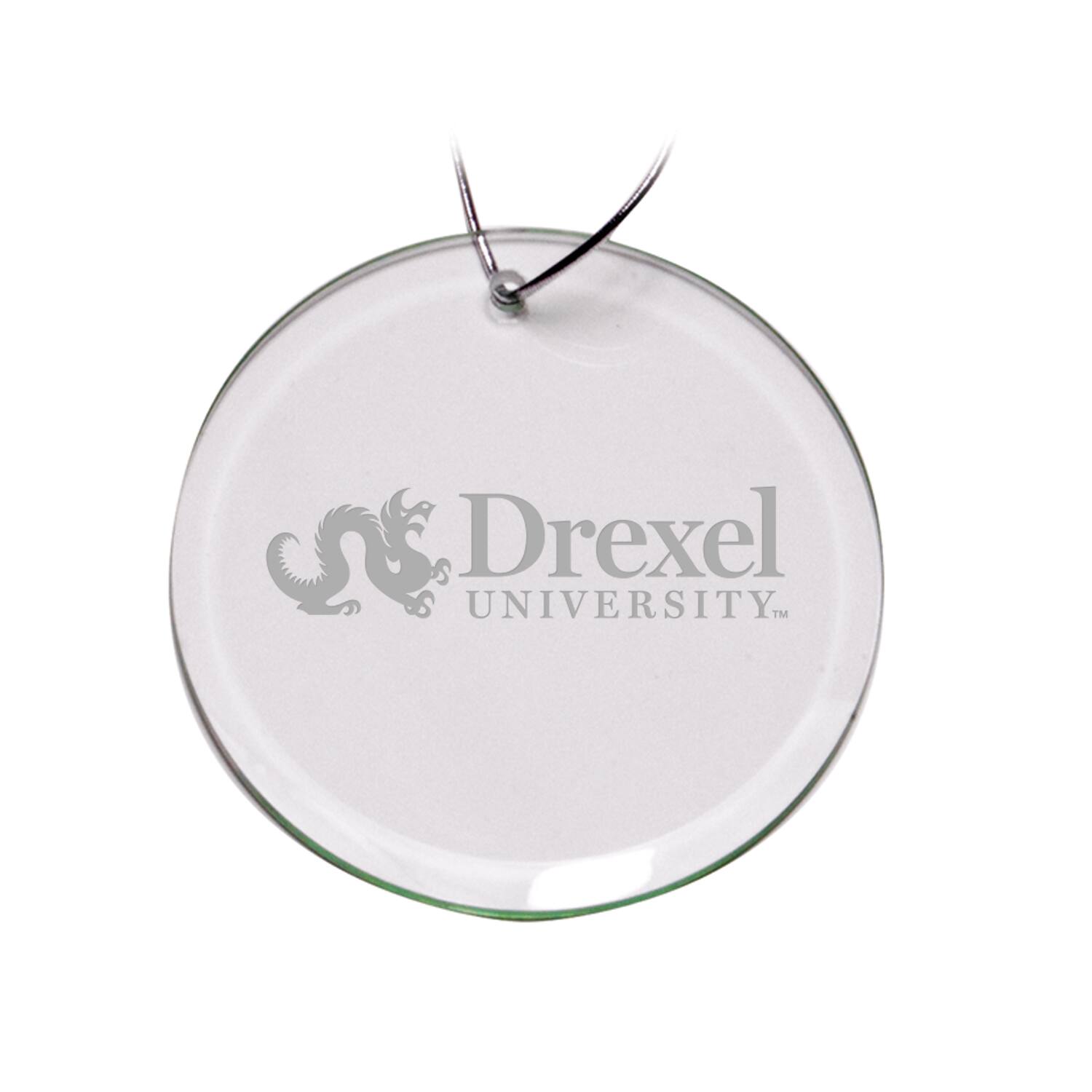 Jardine - Drexel Dragons 3'' Glass Round Ornament - Multicolor