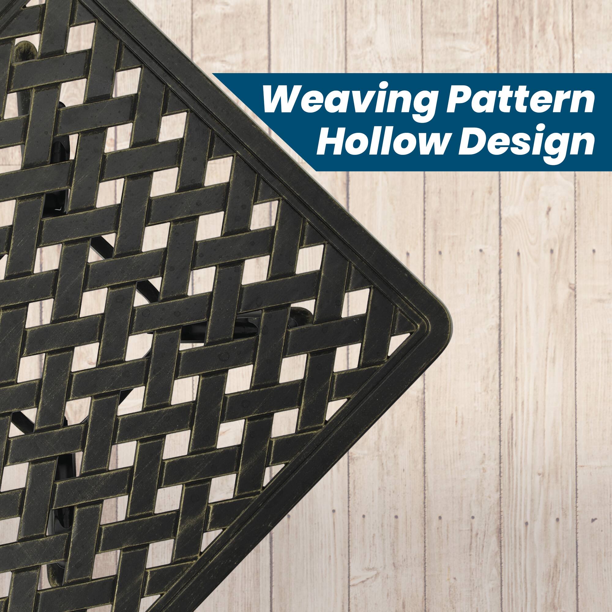 Weaving Pattern Hollow Design