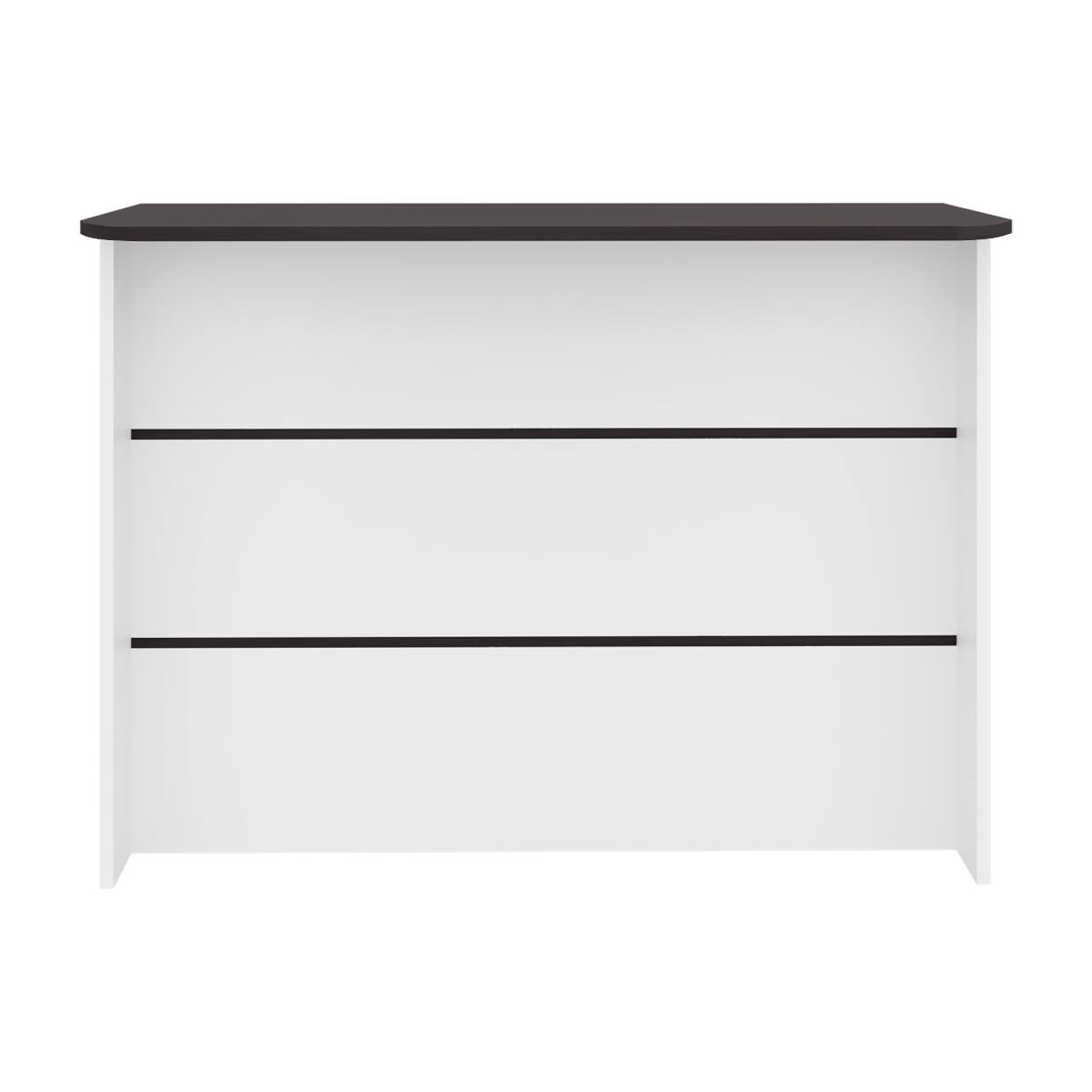 Angle. Loheer - Loheer Modern Kitchen Island with Storage Cabinets and Open Down Shelves Multicolor - Multicolor.