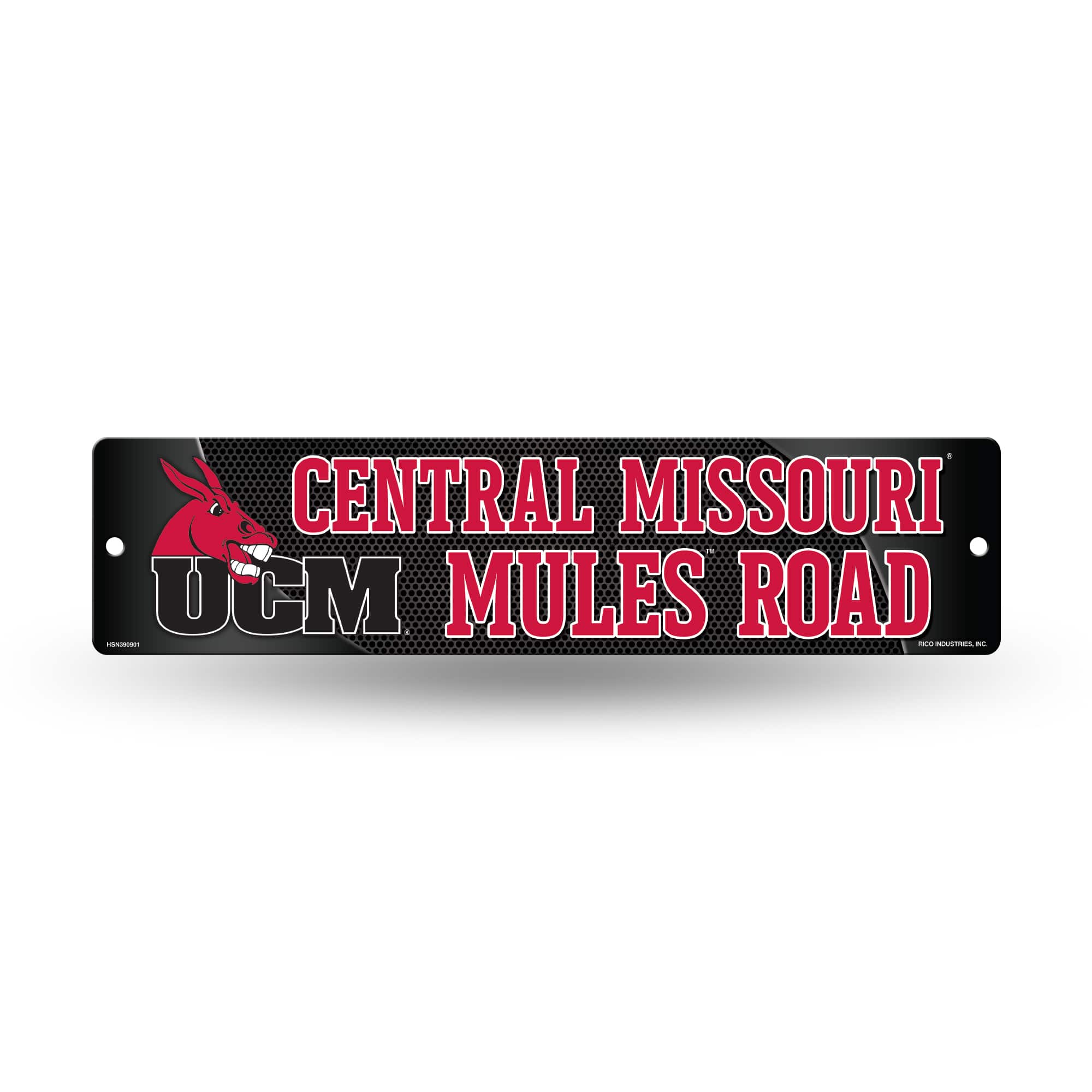 Rico Industries - Central Missouri Mules 16" Street Sign for garage, office, man cave or any wall - Multi