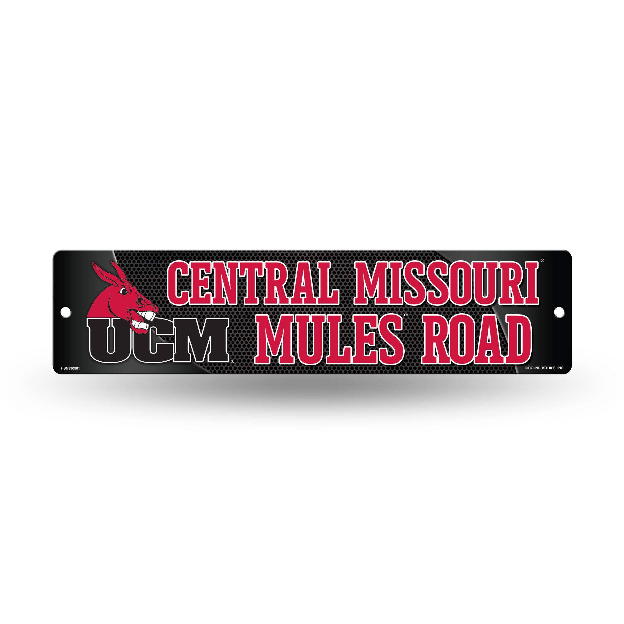 Rico Industries - Central Missouri Mules 16" Street Sign for garage, office, man cave or any wall - Multi