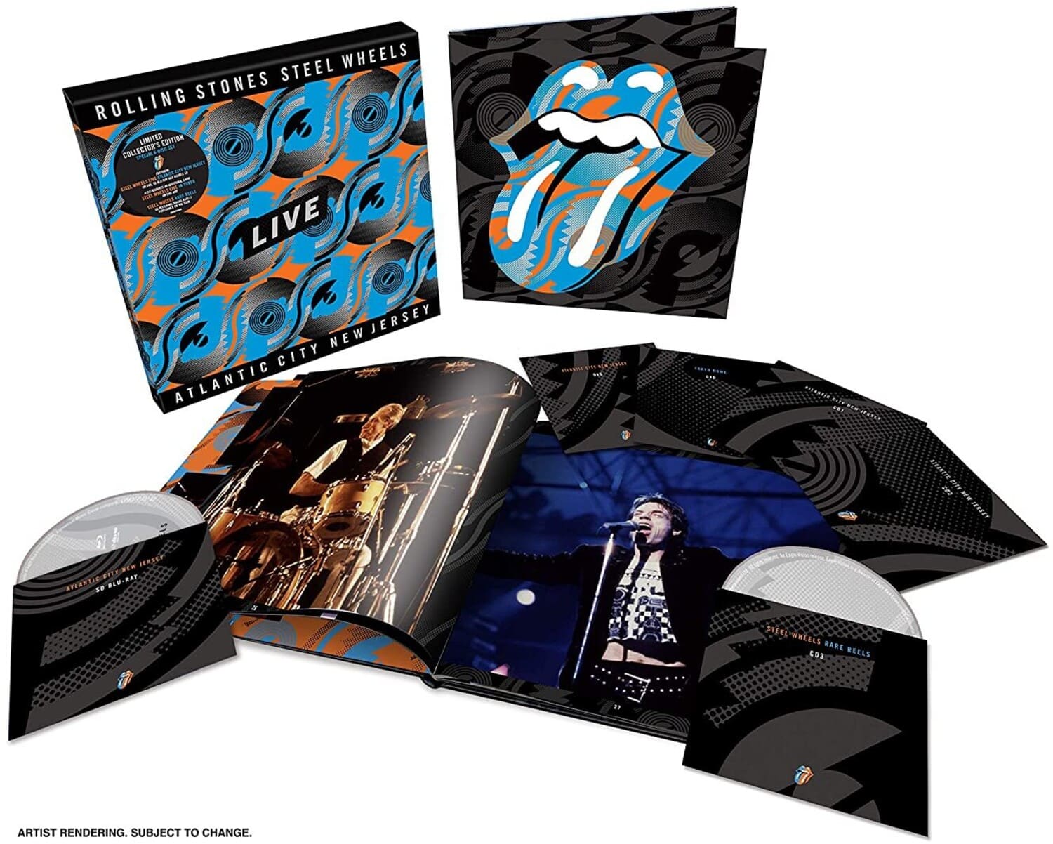 The Rolling Stones - Steel Wheels Live (Live From Atlantic City, NJ, 1989)  - COMPACT DISCS