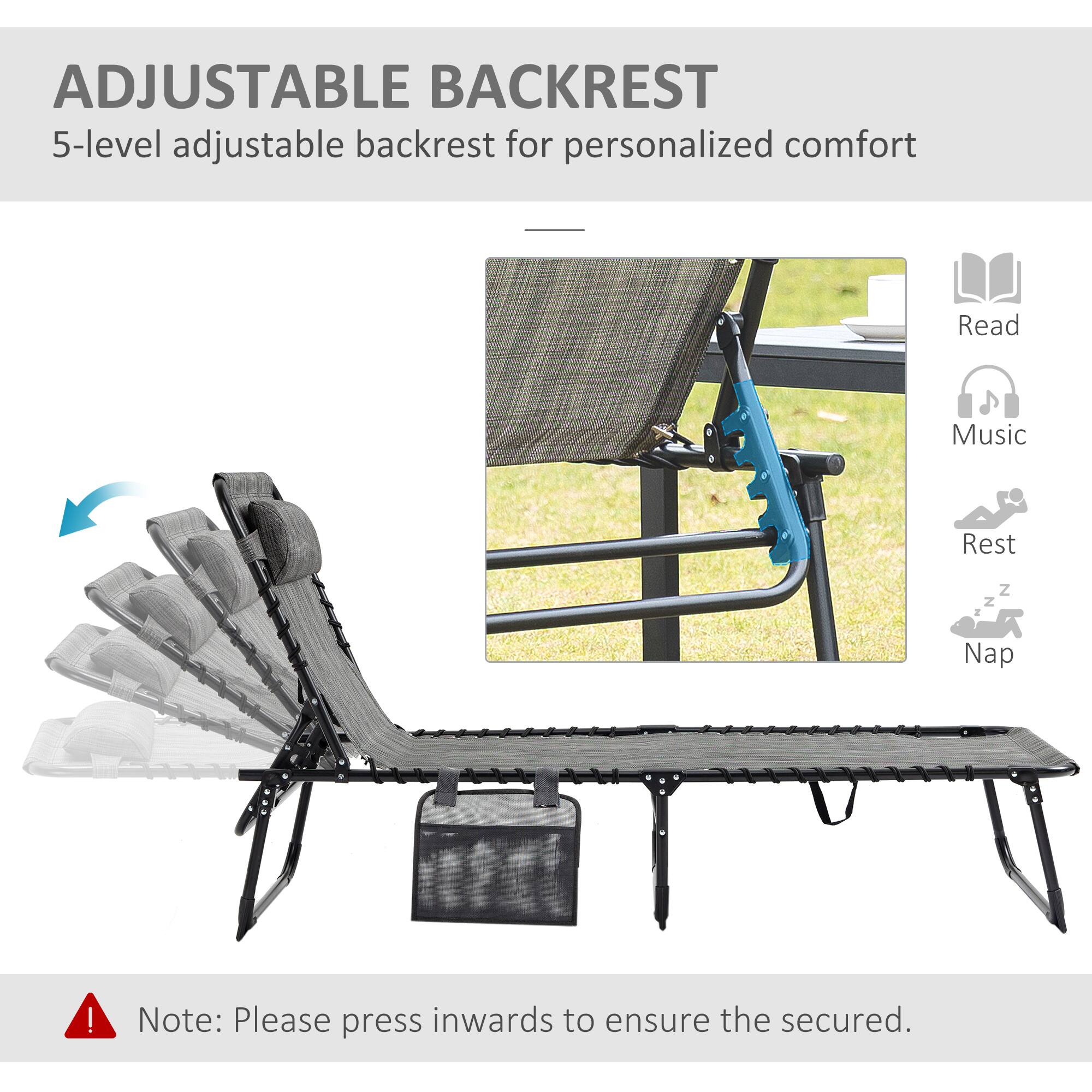 ADJUSTABLE BACKREST 5-level adjustable backrest for personalized comfort

Read Music Rest Z Z Nap

Note: Please press inwards to ensure the secured.
