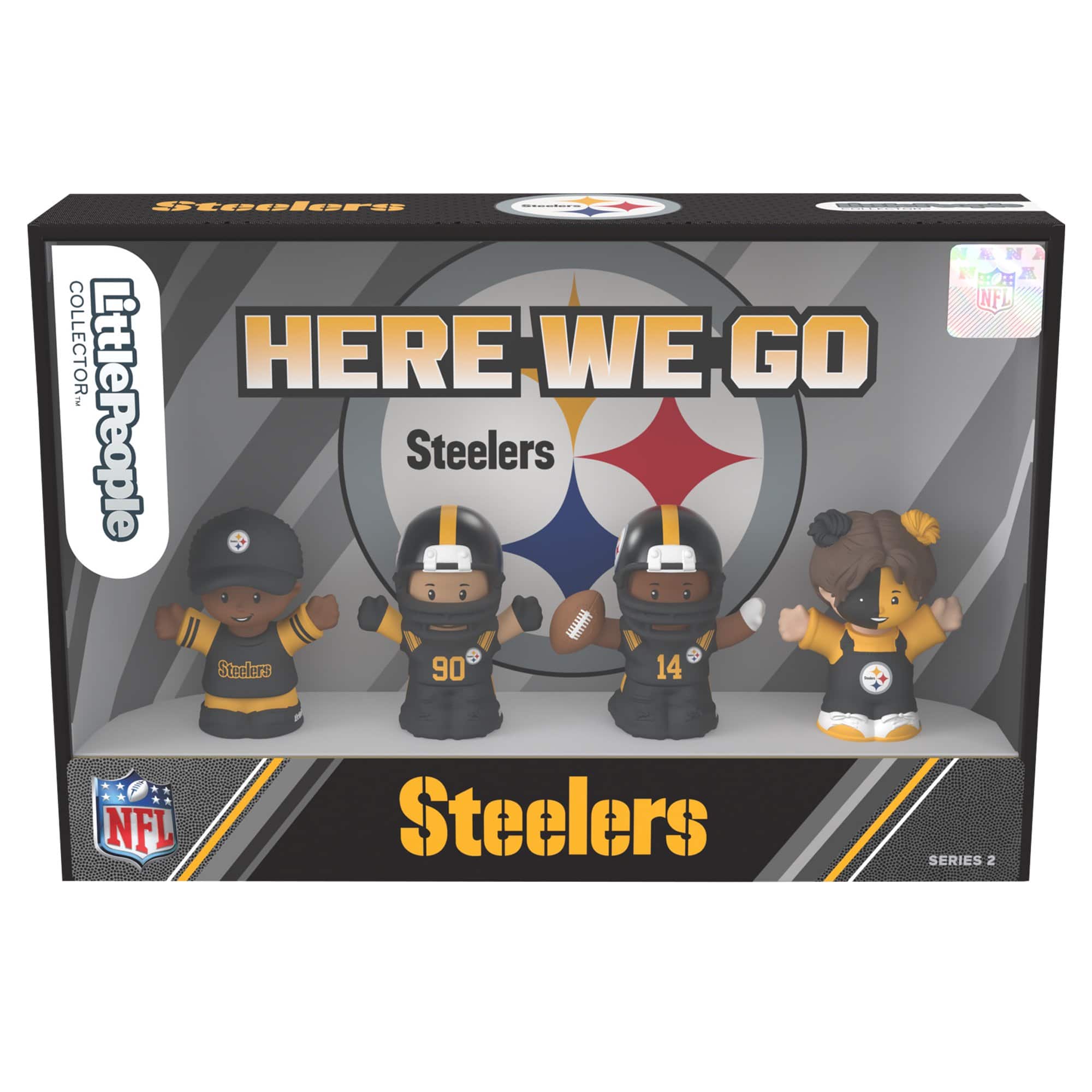 Fisher Price - Fisher-Price Little People Pittsburgh Steelers Fanatics Collector - NFL Series 2 - Black