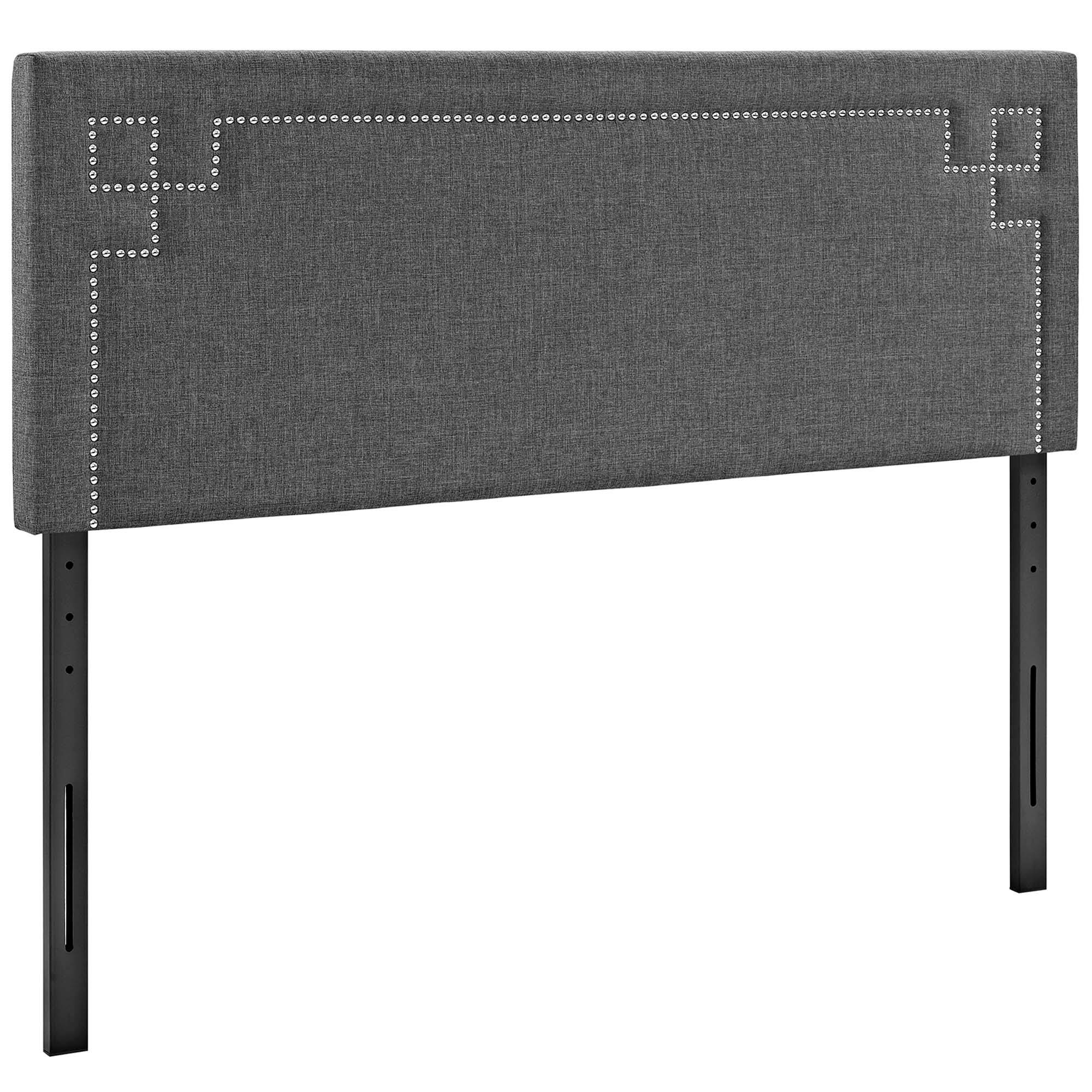 Alt View 1. Modway - June Wood Queen Platform Bed Frame - Gray.