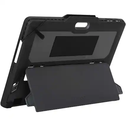 Front. Targus - Targus Protect THD918GLZ Rugged Carrying Case for 13" Microsoft Surface Pro 9, Surface Pro 10, Surface Pro 11 Tablet - Black.