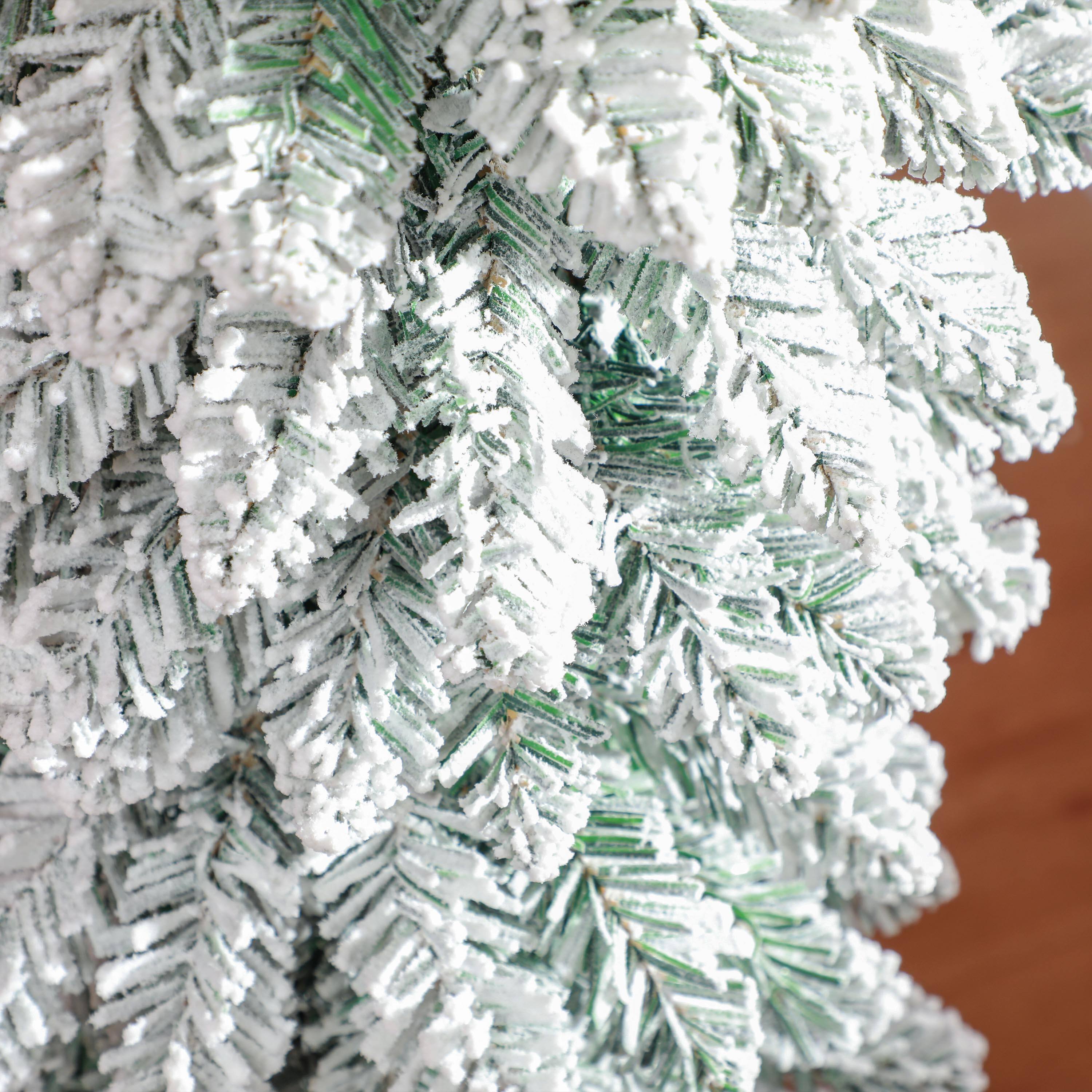 Alt View 7. Homcom - Tall Unlit Slim Pencil Xmas Tree - Green.