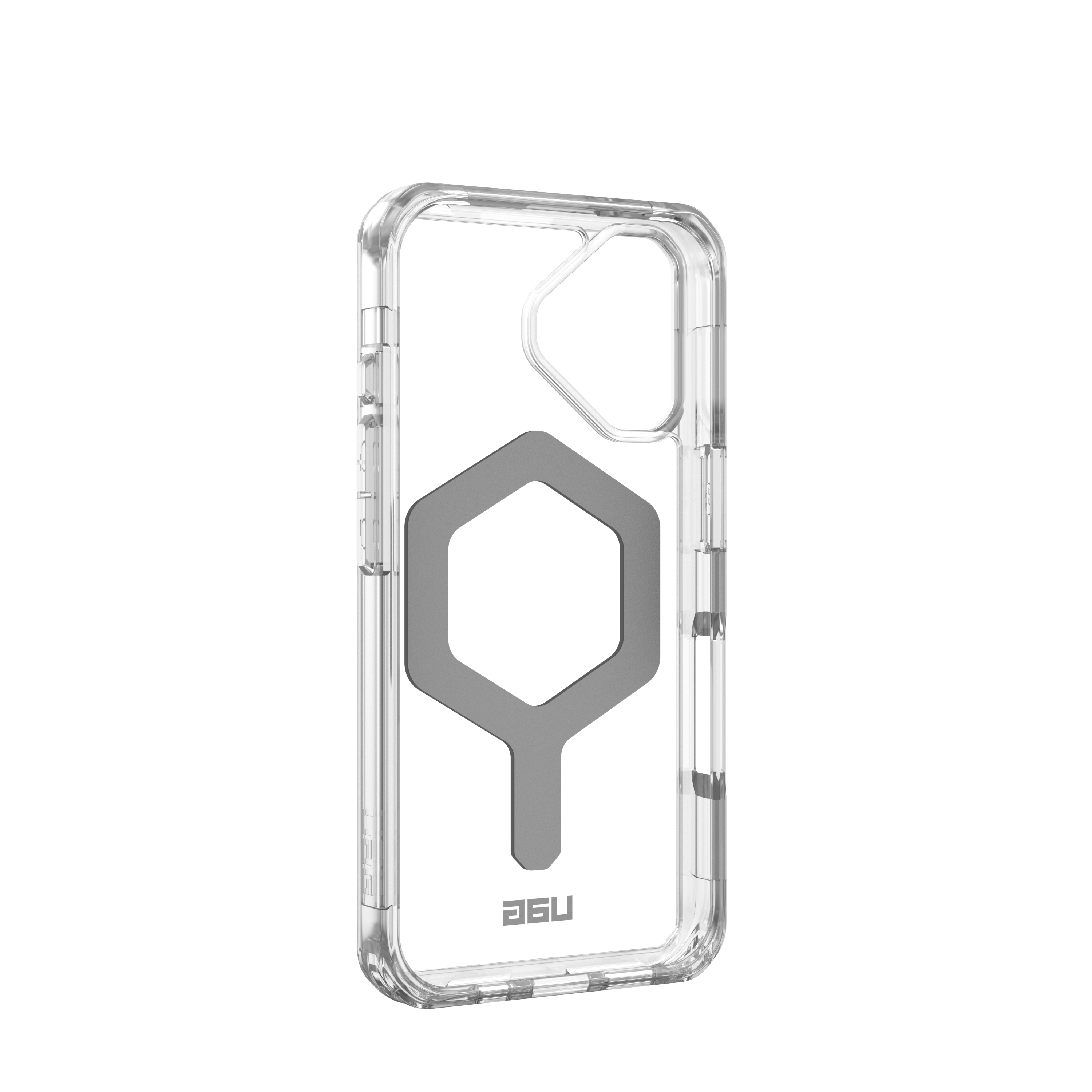 Alt View 11. UAG - Plyo Series Case with Magsafe for Apple iPhone 16 - Ice/Silver.