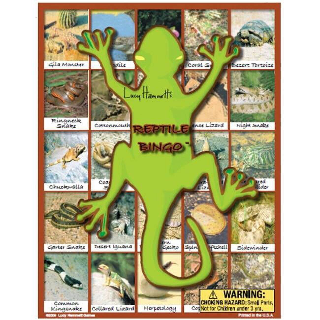 Lucy Hammett Games - Lucy Hammett Reptile Bingo Learning Game Snakes, Lizards, and Amphibians for Kids