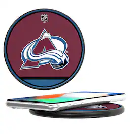 Keyscaper - Colorado Avalanche Stripe Wireless Charger - Multicolor