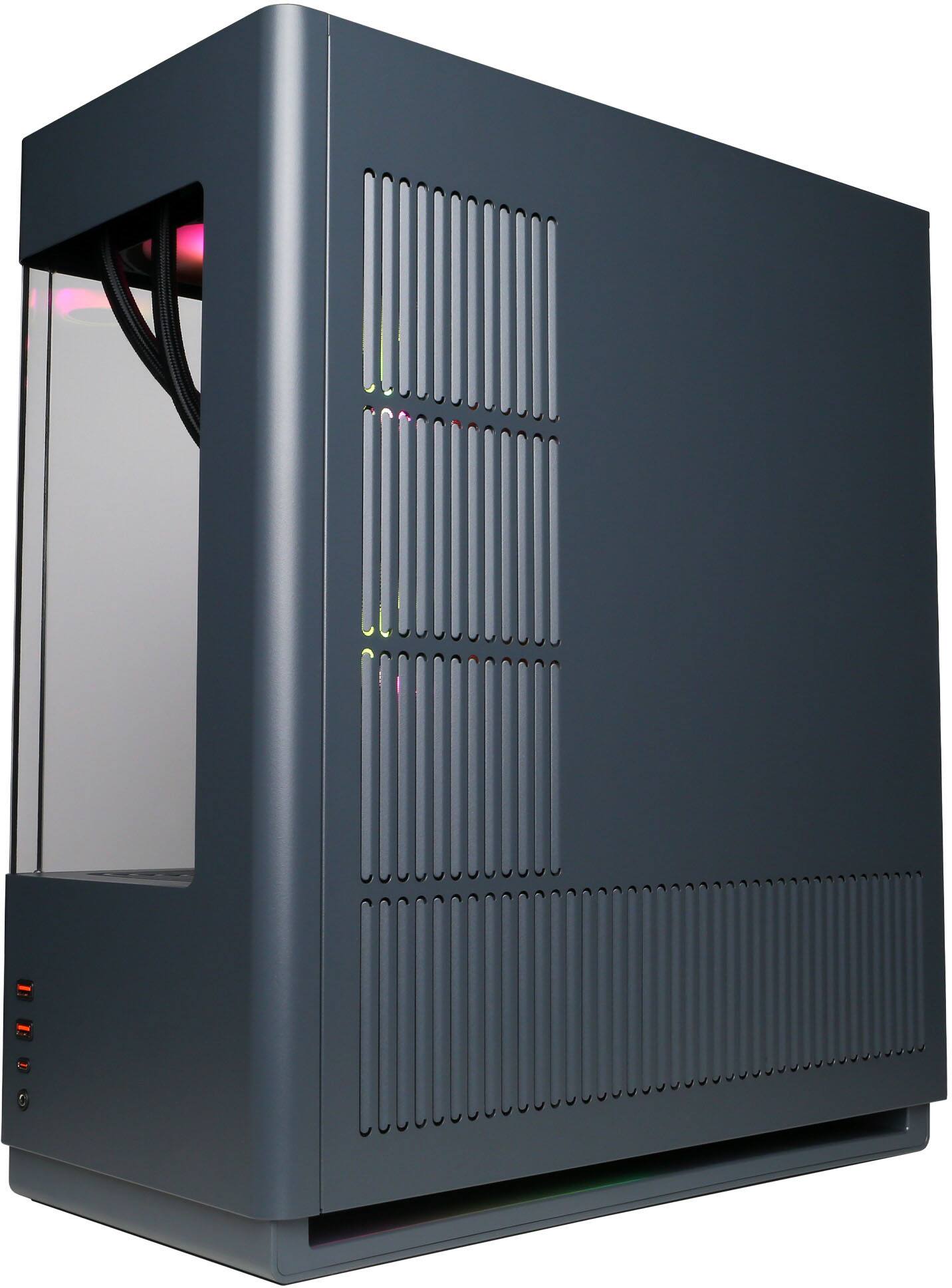 Alt View 4. CyberPowerPC - Gaming Desktop - Intel Core Ultra 7 270K Plus - NVIDIA GeForce RTX 5070 12GB - 32GB DDR5 - 2TB PCIe 4.0 SSD - Gray.