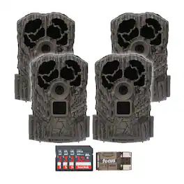 Stealth Cam - Browtine 16MP Trail Camera w/32GB SD Card and Card Reader (4-Pack)