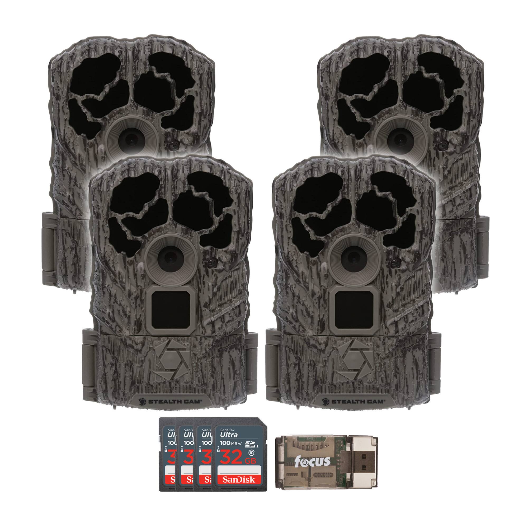 STEALTH CAM  
STEALTH CAM  

Ultra 100  
Ultra 100  
Ultra 100  
Ultra 100  

32 GB  
32 GB  
32 GB  
32 GB  

SanDisk  
SanDisk  
SanDisk  
SanDisk  

focus  
focus