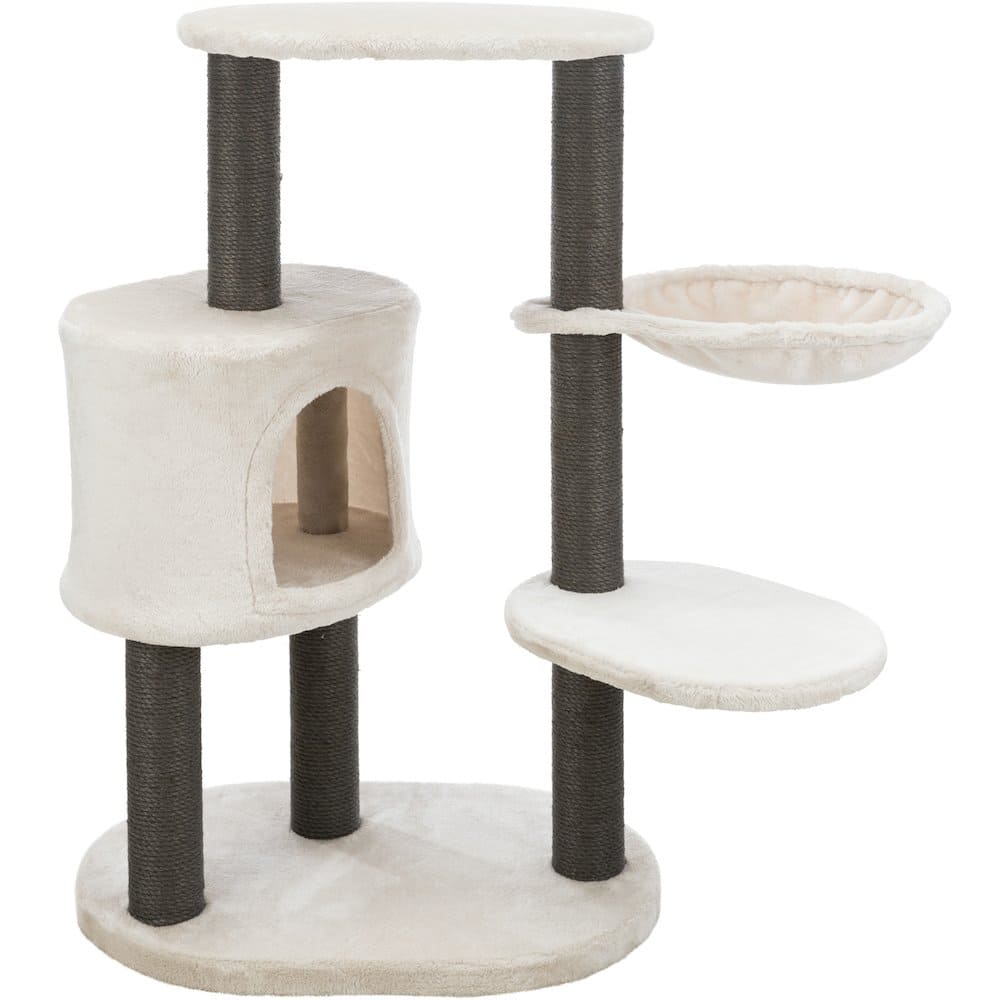 TRIXIE - Moriles Plush & Sisal 3-Level Cat Tree with Scratching Posts & Condo - Light Gray price history on PriceWatchPro