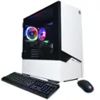 Front. CyberPowerPC - Gamer Xtreme Gaming Desktop - Intel Core i5-14400F - 16GB Memory - NVIDIA GeForce RTX 3050 6GB - 1TB SSD - White.