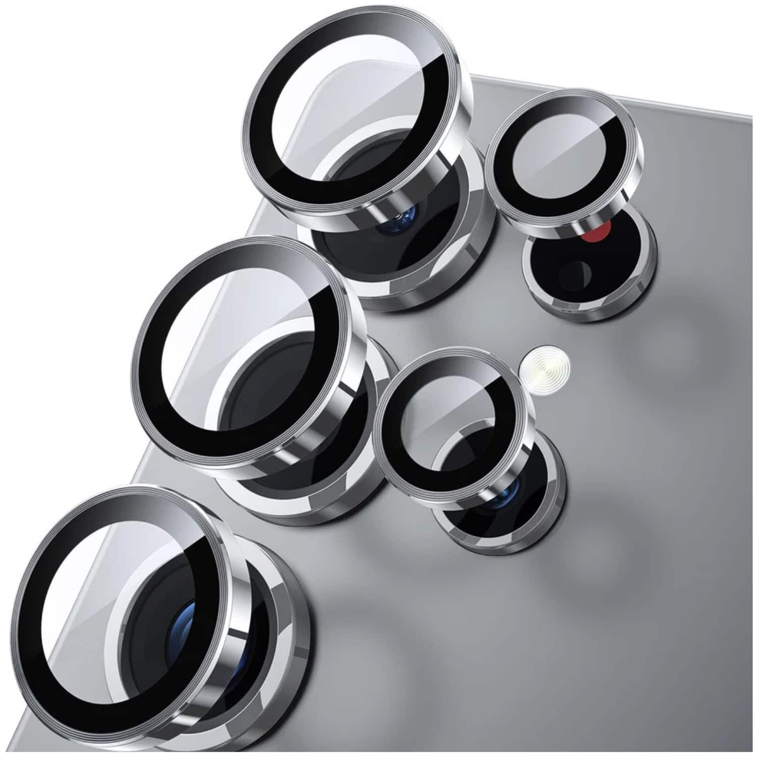 Stock Preferred - Ultra Camera Lens Protector For Samsung Galaxy S25 Ultra - Silver