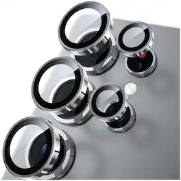 Stock Preferred - Ultra Camera Lens Protector For Samsung Galaxy S25 Ultra - Silver