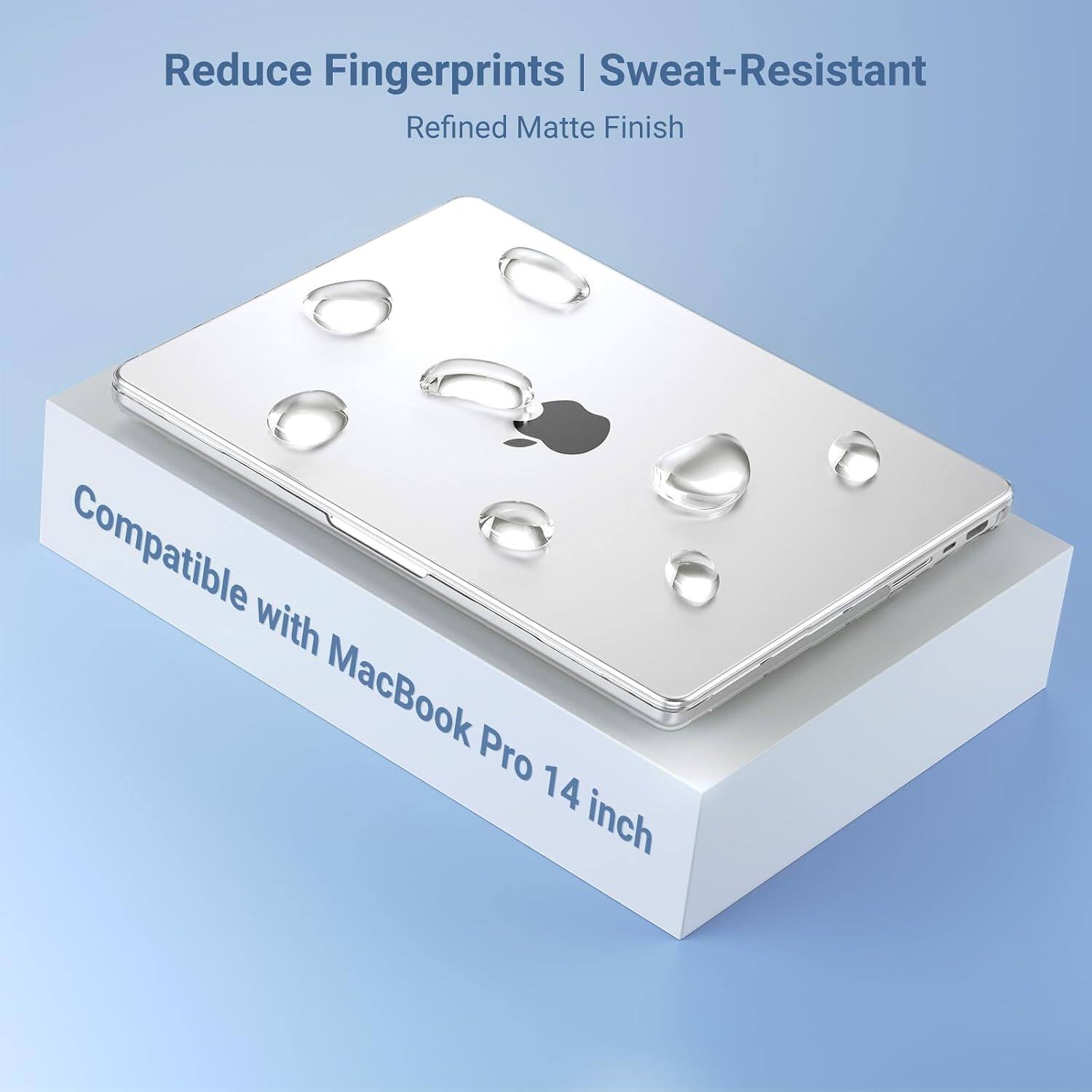 Reduce Fingerprints | Sweat-Resistant  
Refined Matte Finish  

Compatible with MacBook Pro 14 inch