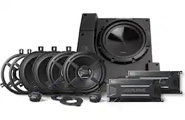 Alpine - PSS-22WRA, Direct Fit Weather Resistant Sound System for 2011-2018 Jeep® Wrangler JK Unlimited