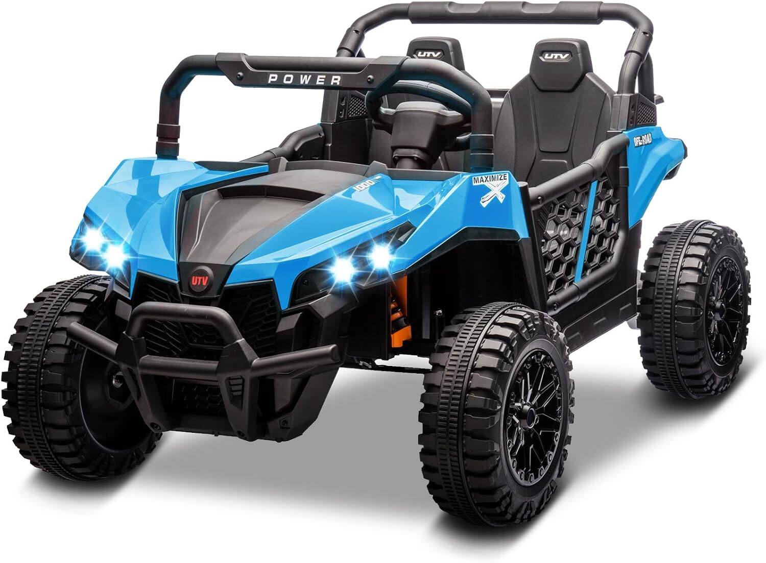 Homhougo - 2 Ride On Car with Remote Control, 24V Electric UTV for Big Kids Battery Wheels Ride On Truck w/21 Spacious Seat price history on PriceWatchPro