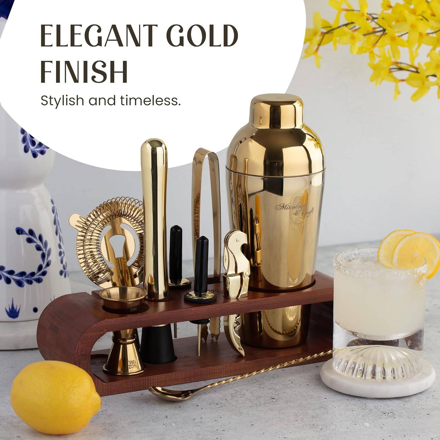 ELEGANT GOLD FINISH  
Stylish and timeless.
