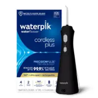 Waterpik - Cordless Plus Water Flosser - Black - Front_Zoom