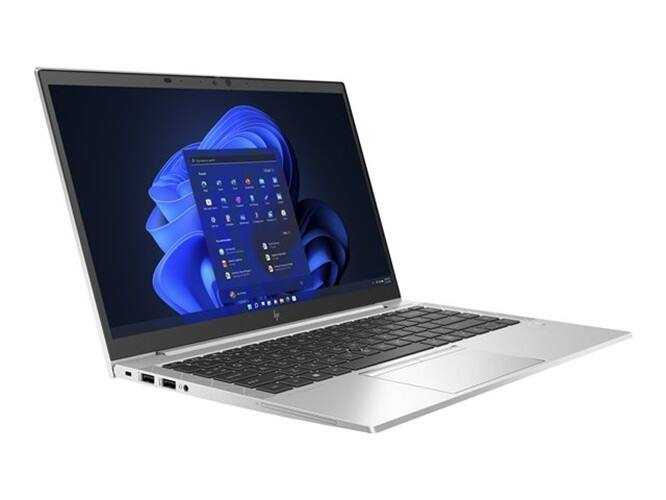 Alt View 2. HP - EliteBook 845 G8 14" FHD AMD Ryzen 5 PRO 5650U 2.3 GHz up to 4.2 GHz 16GB 256GB SSD AMD Radeon Graphics Windows 11 Pro - Silver.
