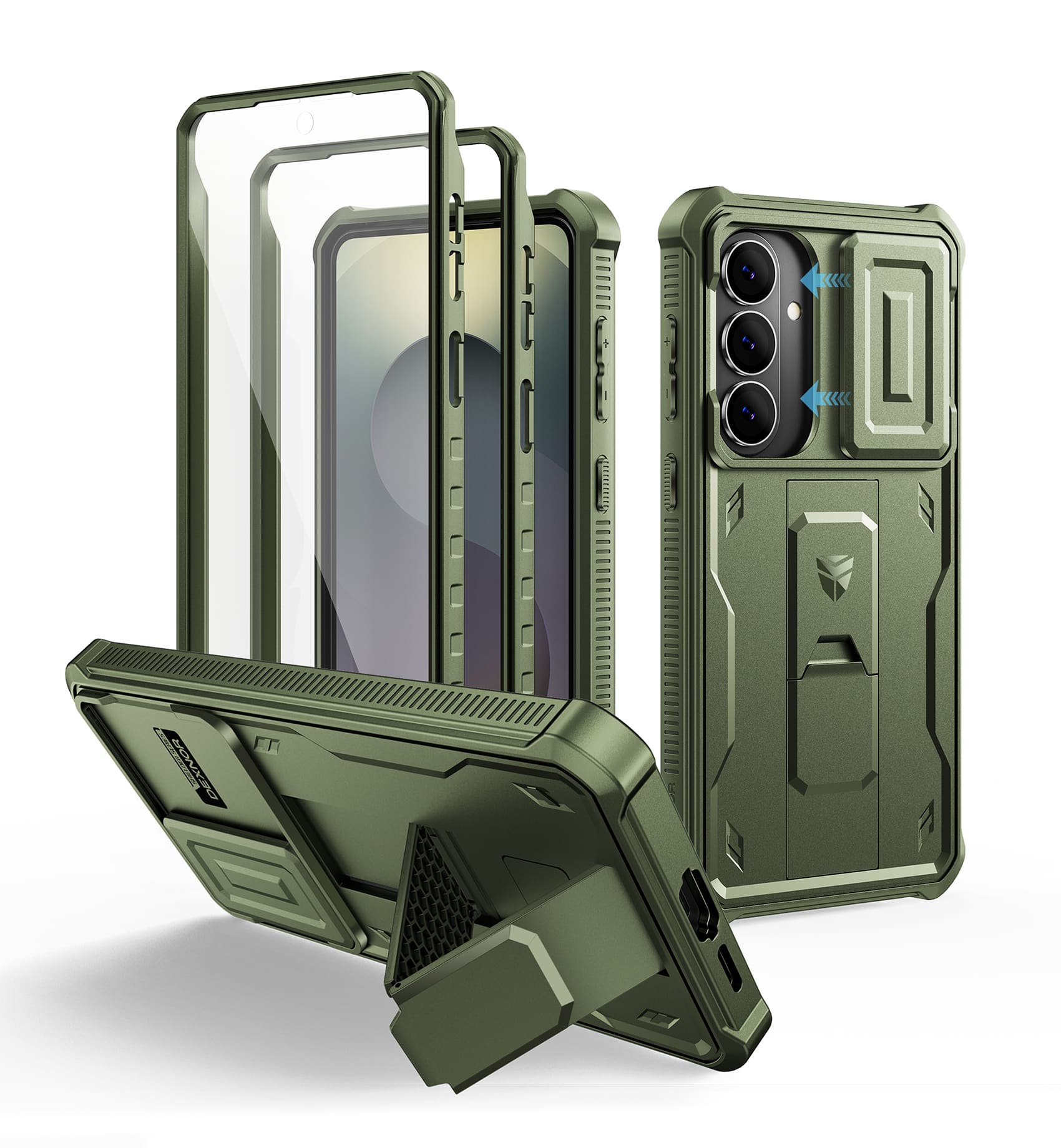 dexnor - for Samsung Galaxy S26 Plus Case with Upgraded Slide Camera Cover & Kickstand(2026) - Army Green price history on PriceWatchPro