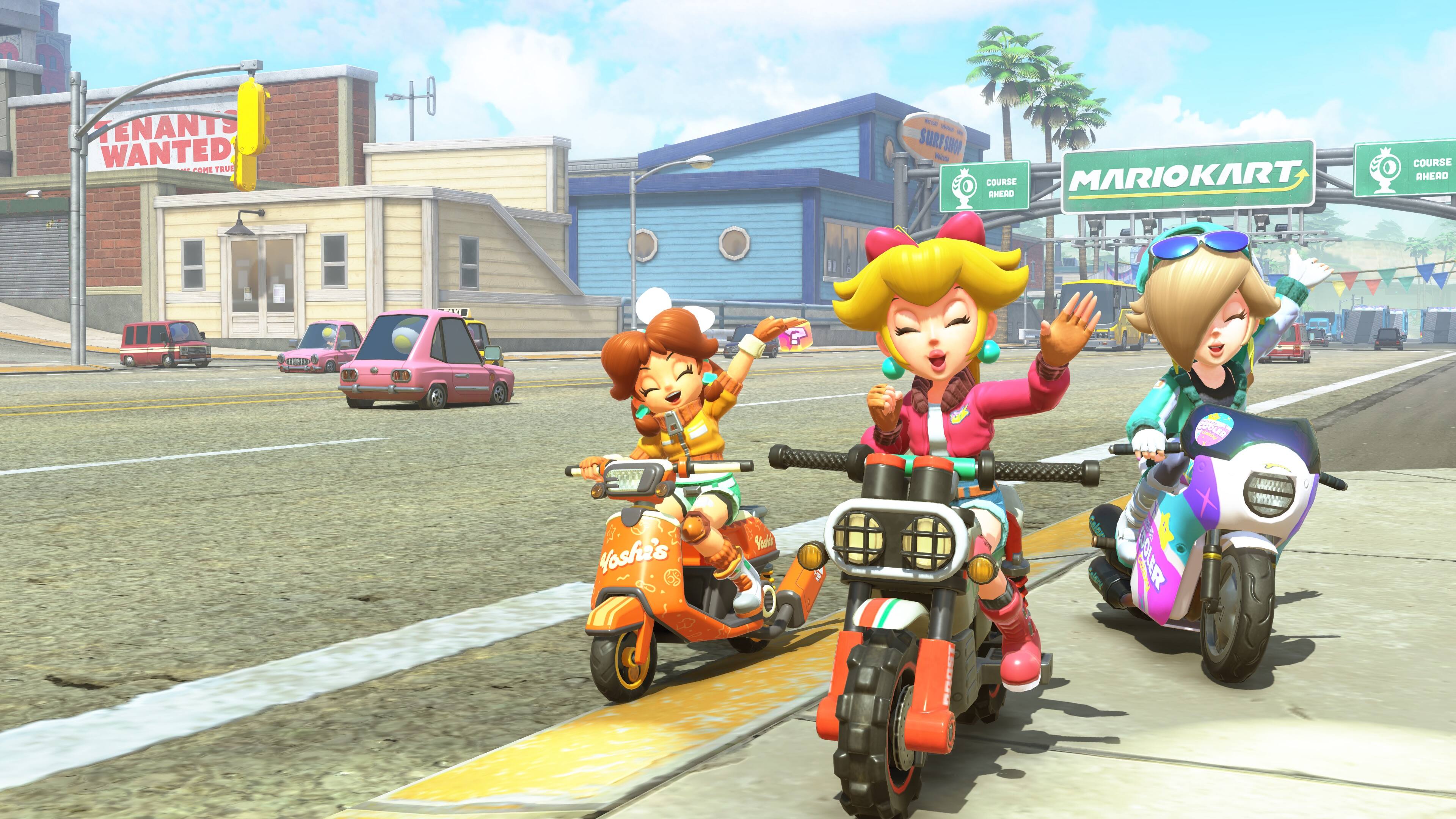 TENANTS WANTED

TRUE COME

SURESHOP

COURSE MARIOKART

COURSE AHEAD

DE

COOLER

Yoshe's 58

Phoket

BOGST

Calar