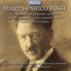 TACTUS
MARCO ENRICO BOSSI
Opera completa per violoncello e pianoforte
Opera completa per violino e pianoforte, vol. 1
Santa Caterina da Siena
ROBERTO NOFERINI, violino
ANDREA NOFERINI, violoncello
GIULIO GIURATO, pianoforte