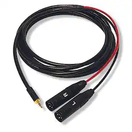 Whirlwind - Connect Series MST2X 6' 3.5mm TRS Male to 2x XLR Male Canare MR202-2AT Cable