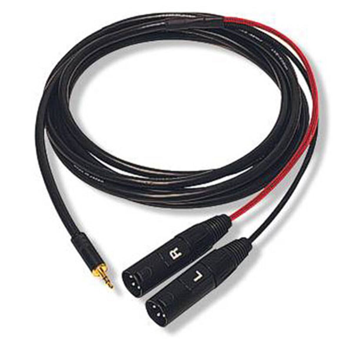 Front. Whirlwind - Whirlwind Connect Series MST2X 6' 3.5mm TRS Male to 2x XLR Male Canare MR202-2AT Cable.