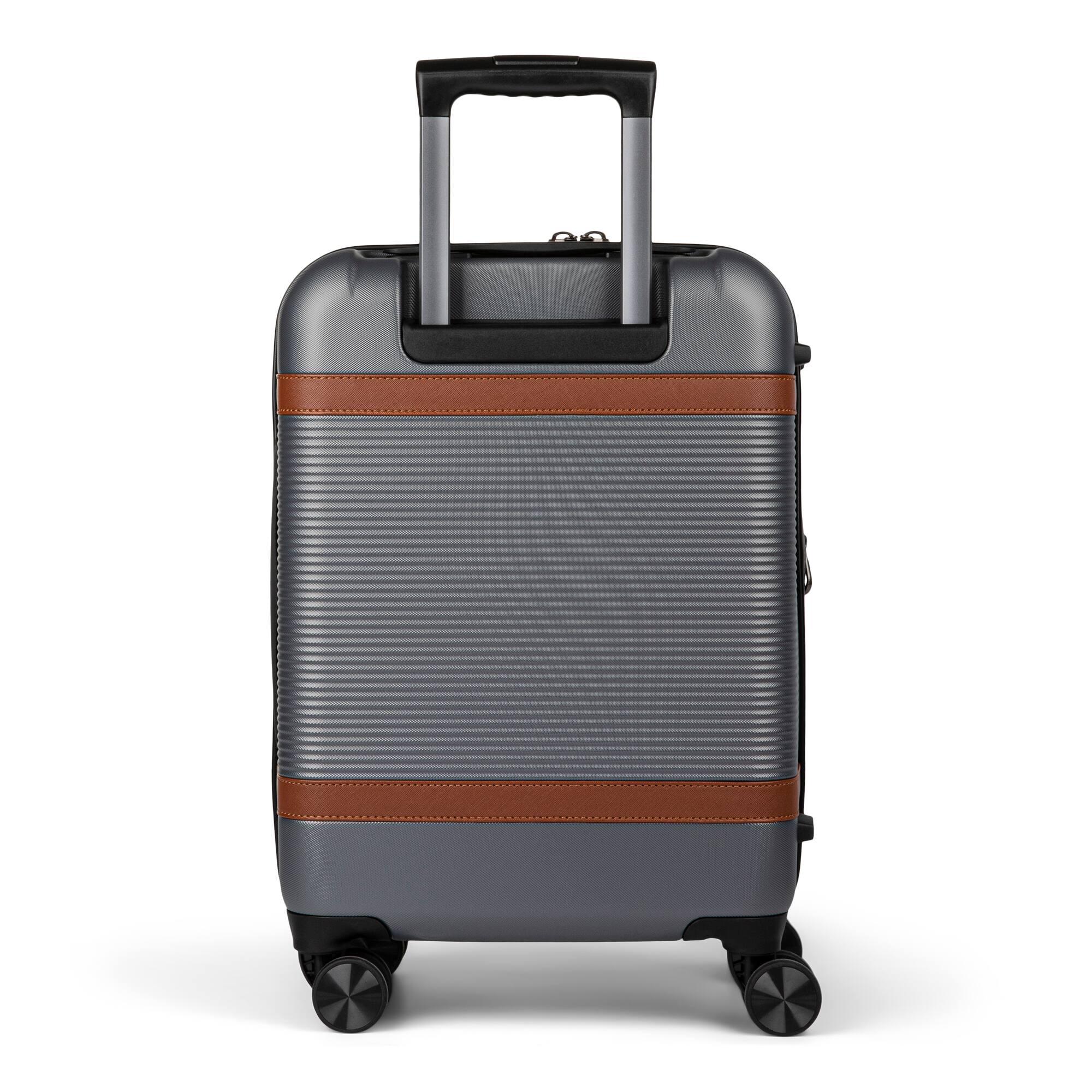 Alt View 11. Bugatti - Wellington Carry on Suitcase - Pewter.