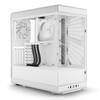 Front. HYTE - Y40 ATX Mid-Tower PC Case - Snow White.