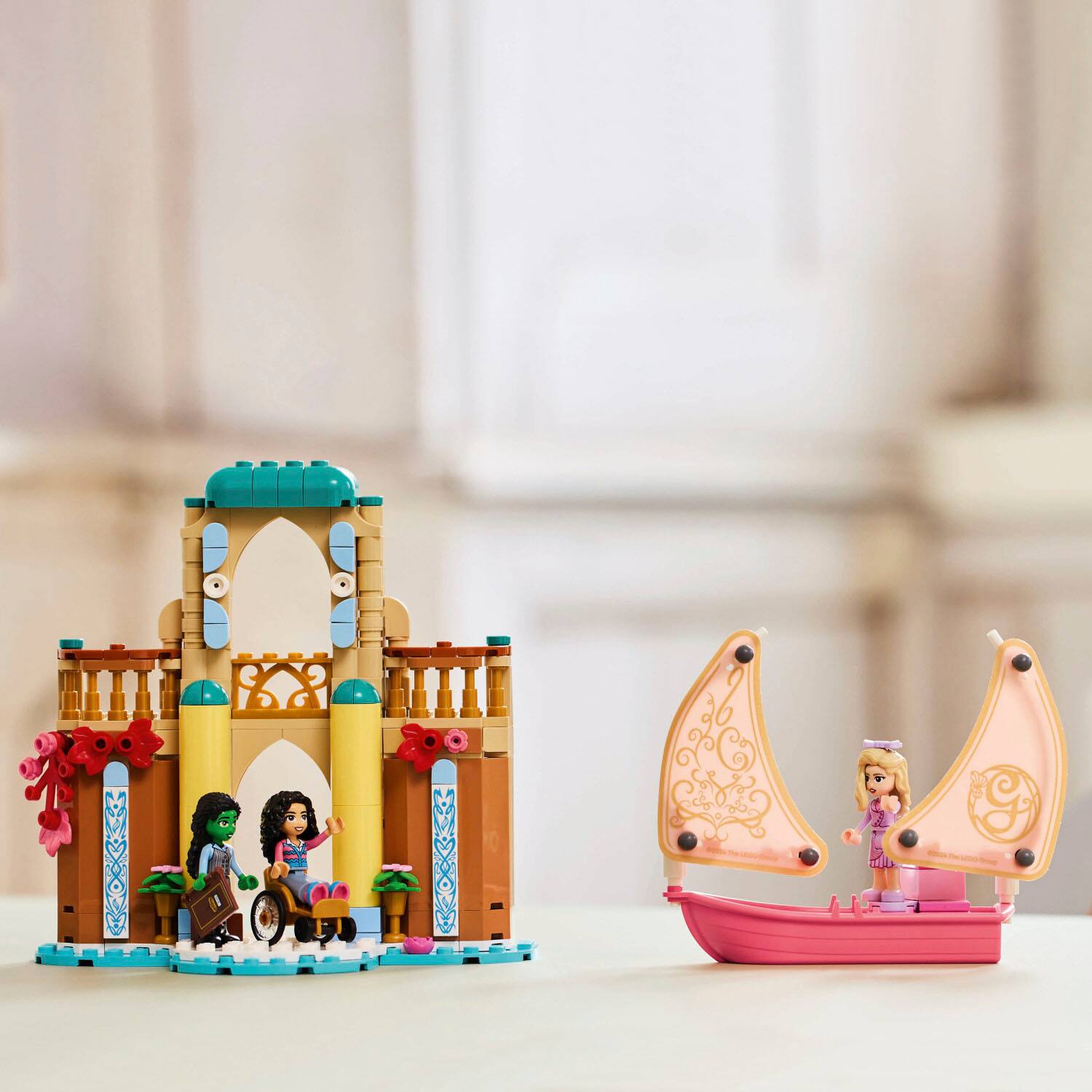 Alt View 13. LEGO - Wicked Glinda, Elphaba & Nessarose at Shiz University, Dollhouse Toy, 75681.