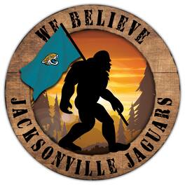 Fan Creations - 12'' We Believe Bigfoot Circle Sign - Multicolor