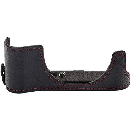 Back. Canon - Canon DCC-1850 PU Leather Jacket for G5X - Black - Black.